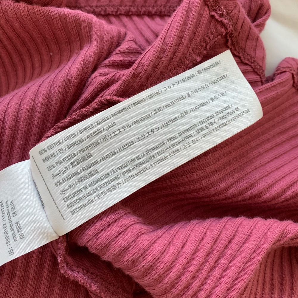 ⬇️🌹Abercrombie&Fitch (XL) Ribbed Midi Flare Dress - Picture 8 of 8